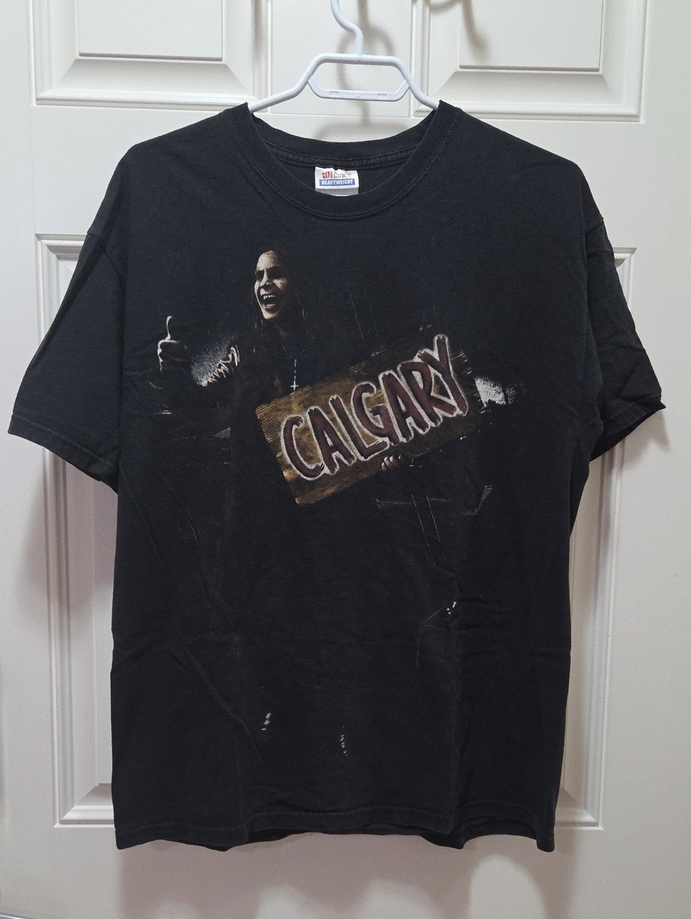 Black Graphic Ozzy Osbourne 'Calgary' Short-Sleeve Men's T-Shirt